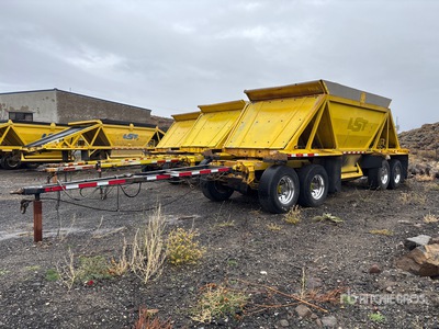 2007 Ranco Quad/A Turntable Pup Remorque à benne centrale
