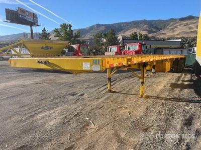 1993 Fruehauf PBA-TS-48W 48 ft T/A Flatbed Trailer
