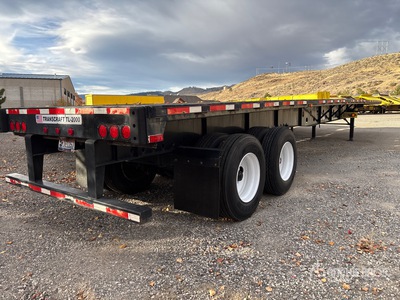 2008 Transcraft TL-2000 S2 48 ft T/A Przyczepa płaska