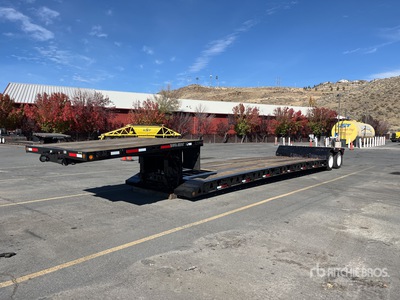 1996 Trail King TK70MC -482 T/A Double Drop Removable Gooseneck Rimorchio ribassato