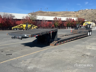 1999 Aspen MTE35-2(+1) T/A Extendable Double Drop Removable Gooseneck Lowboy Trailer