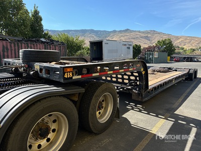 2005 Murray 106000 lb T/A 8 ft - 9.5 ft Extendable Expandable Axle Removable Gooseneck Lowboy Trailer