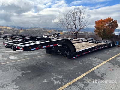 2006 Cozad 16-Wheel Expandable Axle Removable Gooseneck Lowboy Trailer