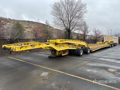 2007 Cozad 80 ton 2 2 2 Removable Gooseneck Lowboy Trailer