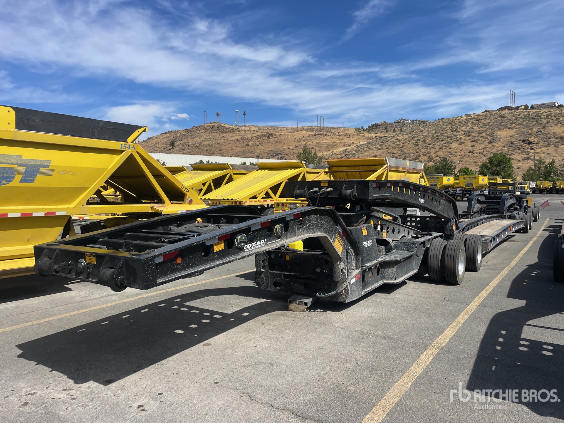 1999 Cozad 2x2x2 Removable Gooseneck Tieflader