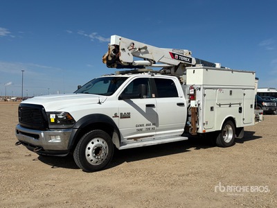 2013 38 ft on 2013 Ram 5500 SLT 4x4 Crew Cab Bucket Truck