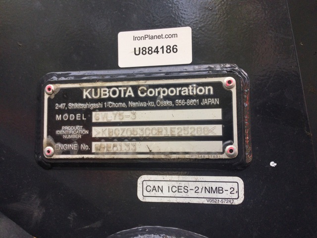 MINI CARGADOR SOBRE ORUGAS 2024 KUBOTA SVL753HFWVC