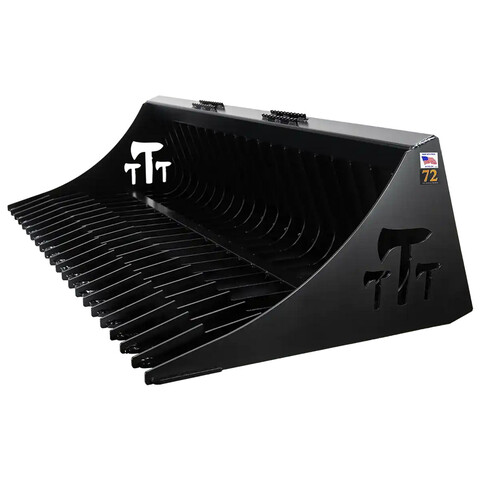 (Unused) Tomahawk 72 in Rock Skid Steer Bucket