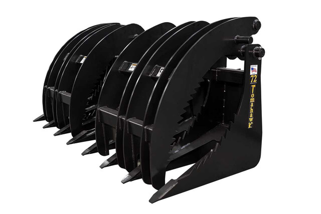 (Unused) Tomahawk 72 In Heavy Duty Rake Skid Steer Grapple