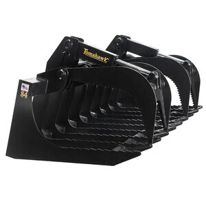 Tomahawk 84 In Severe Duty Two-Cylinder Brush Skid Steer Grapple