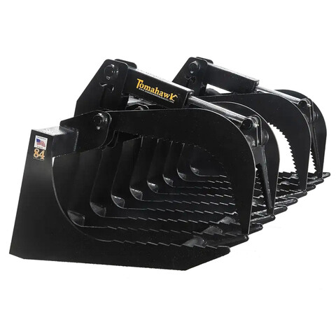 (Unused) Tomahawk 84 In Severe Duty Two-Cylinder Brush Skid Steer Grapple