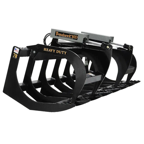 (Unused) Tomahawk 78 In HD Two-Cylinder Brush Skid Steer Grapple