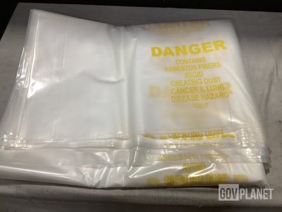 (8) Cases of 65-8-100C Clear Poly Bags