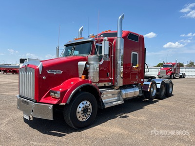 2009 Kenworth T800 6x4 Cabina con cuccetta per trattore stradale 3 assi