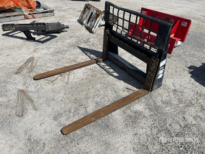 Cat 48 in Skid Steer Forks