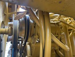 Engine with A/C Compressor