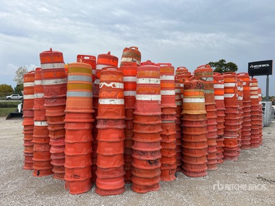 Quantity of (980) Safety Barrels