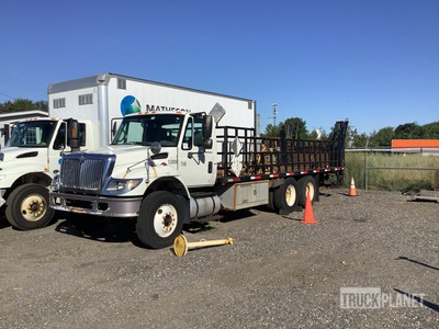 2007 International Workstar 7400  6x4 Platte vrachtwagen (Inoperable)