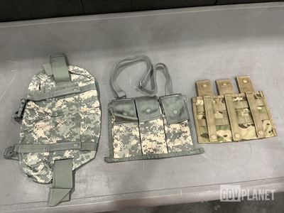 (48) Waist Packs, (63) Bandoleers, (84) Grenade Pouches & Assorted Items