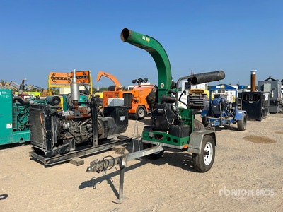 2019 Billy Goat DL3701VE Leaf Debris Loader mounted on trailer Sistema de vacío