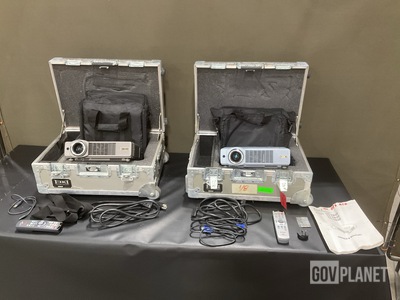 (2) Eiki LC-XB25 Projectors
