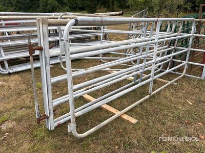 Quantity of (3) 10 ft x 4 ft Steel Viehtor