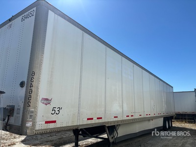 2015 Wabash 53 ft T/A Remolque de furgoneta