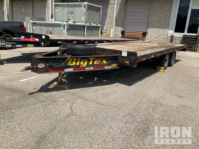 2014 Big Tex 10OA-18 18 ft T/A Remolque Portamaquinaria