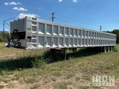 2009 Steco AE05370 53 ft Quad/A Aluminum End Dump Trailer
