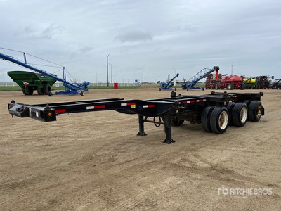 2008 Pratt 40 ft Tri/A Extendable Container Trailer