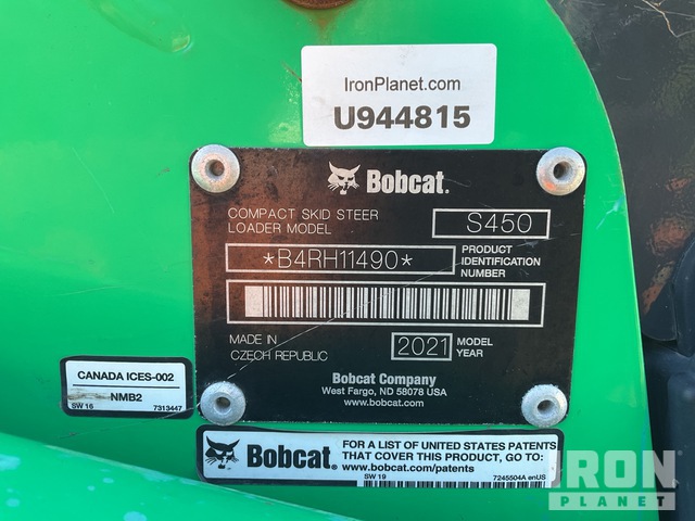 MINI CARGADOR SOBRE RUEDAS 2021 BOBCAT LOADER
