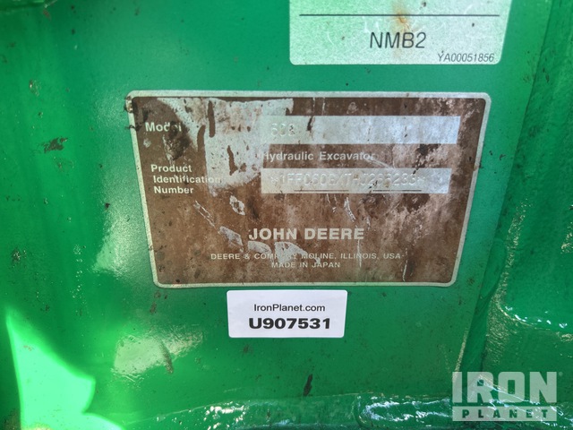 EXCAVADORA 2017 JOHN DEERE 60G