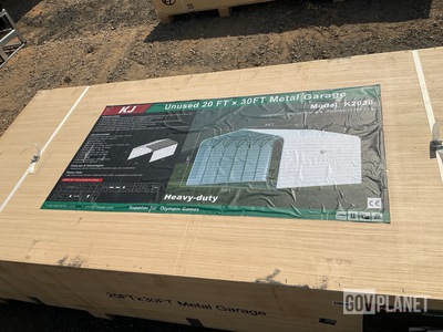 KJ K2030 Metal Garage - Unused