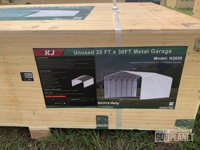 KJ K2030 Metal Garage - Unused
