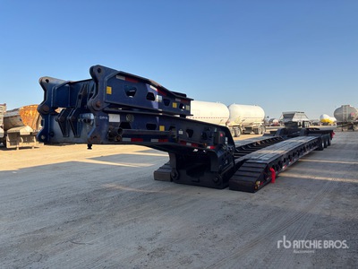 2001 Aspen Tri/A Double Drop Removable Gooseneck Low Loader