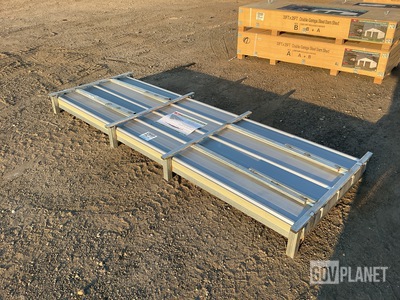 (100) Piece Lot of 10' Long Corrugated Steel Panels