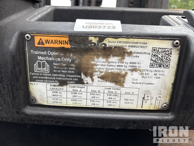 MONTACARGAS ELéCTRICO 2019 YALE ERC050VGN48TE088