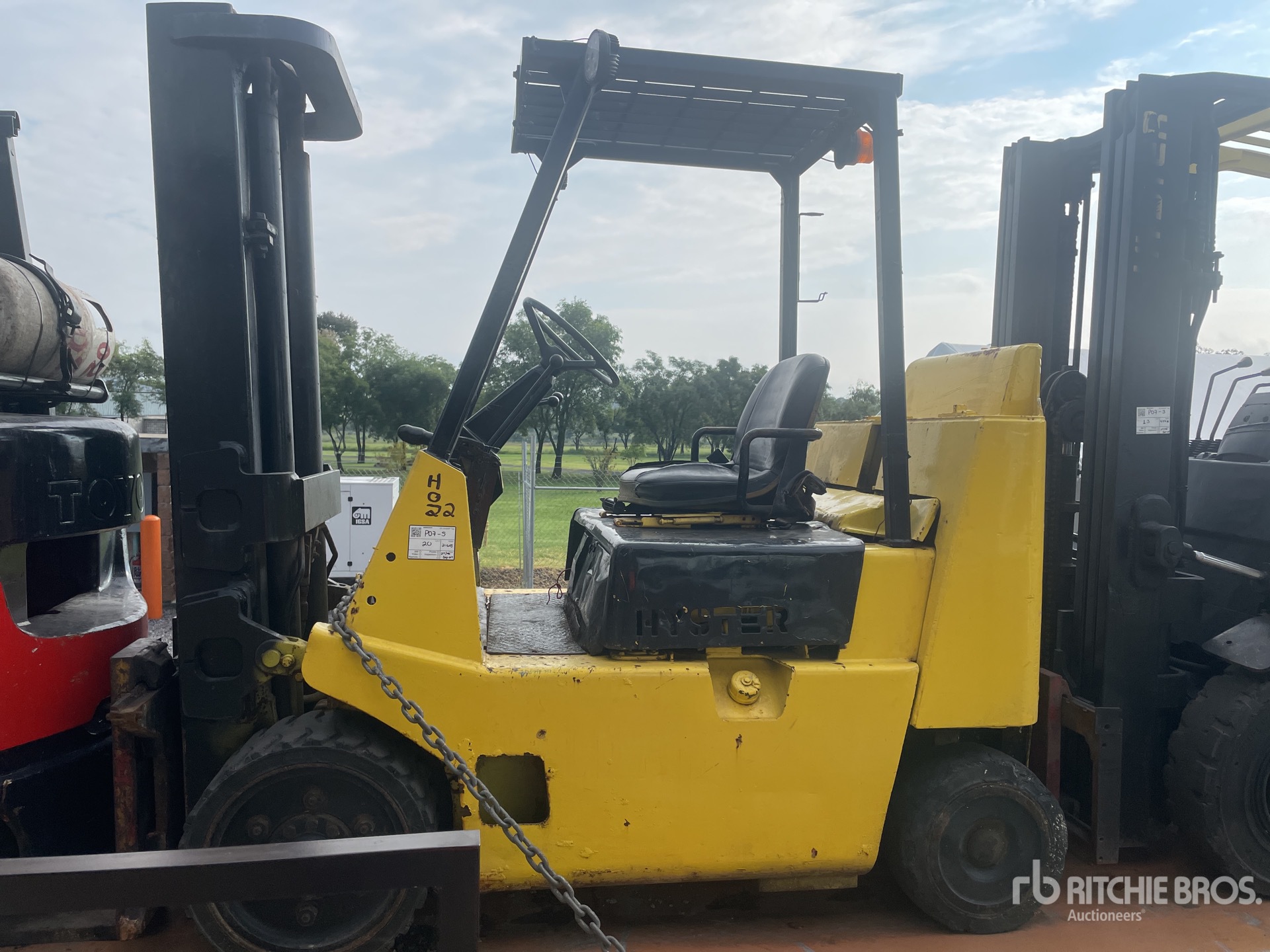 1988 Hyster S80XLBCS 8000 lb Montacargas / Chariot Élévateur