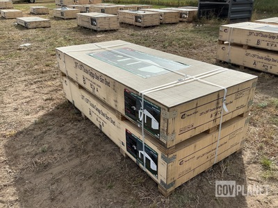 KJ K3325 Double Garage Steel Barn Shed - Unused