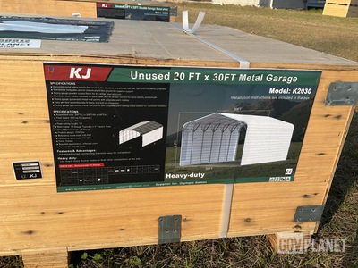 KJ K2030 Metal Garage - Unused