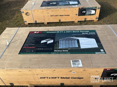 KJ K2030 Metal Garage - Unused