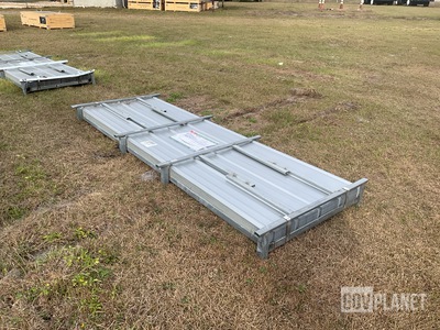 (100) Piece Lot of 10' Long Corrugated Steel Panels
