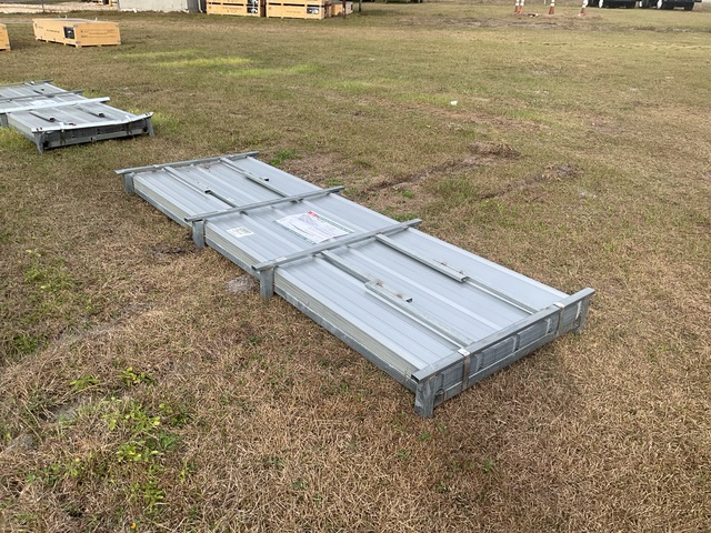 (100) Piece Lot of 10' Long Corrugated Steel Panels