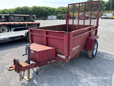 2009 Bri-Mar DT508LP-5 8 ft S/A Utility Trailer