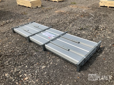 (100) Piece Lot of 10' Long Corrugated Steel Panels