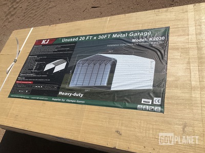 KJ K2030 Metal Garage - Unused