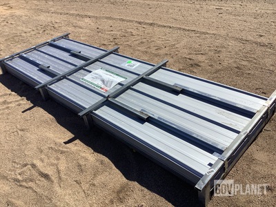 (100) Piece Lot of 10' Long Corrugated Steel Panels