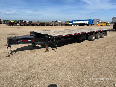 2012 ABU 10233DP310 33 ft Tri/A Flatbed Trailer