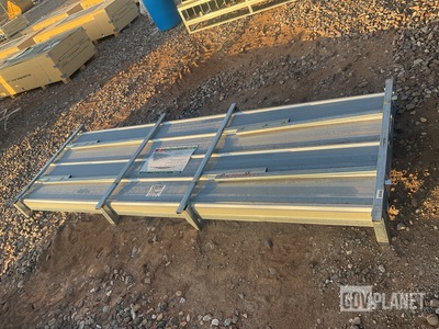 (100) Piece Lot of 10' Long Corrugated Steel Panels