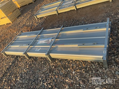 (100) Piece Lot of 10' Long Corrugated Steel Panels